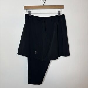 Modest Swim Skirt and Knee Shorts Black